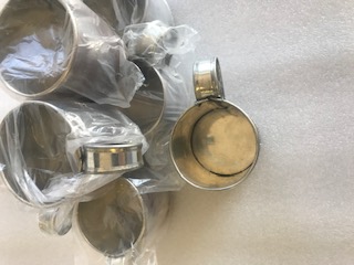 Rustic Tin mugs - 2